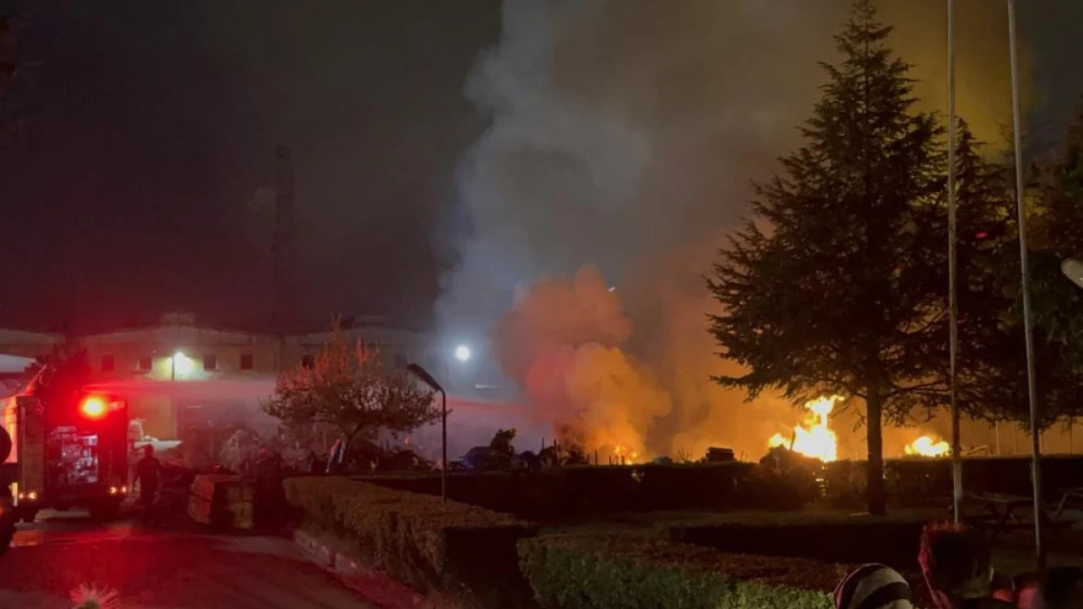 BAHÇEDE ÇIKAN YANGINDA FACİADAN DÖNÜLDÜ