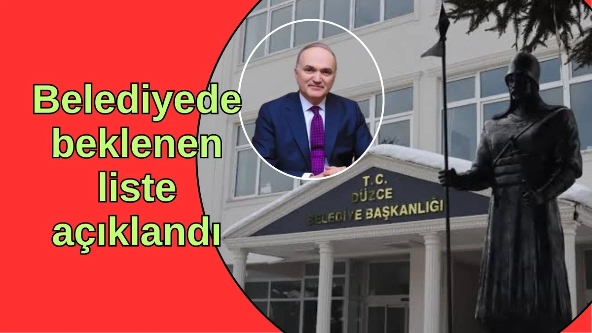 Belediyede merakla bekleniyordu