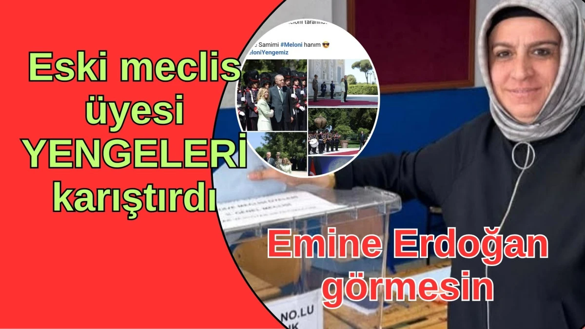 Eski meclis üyesi yengeleri karıştırdı